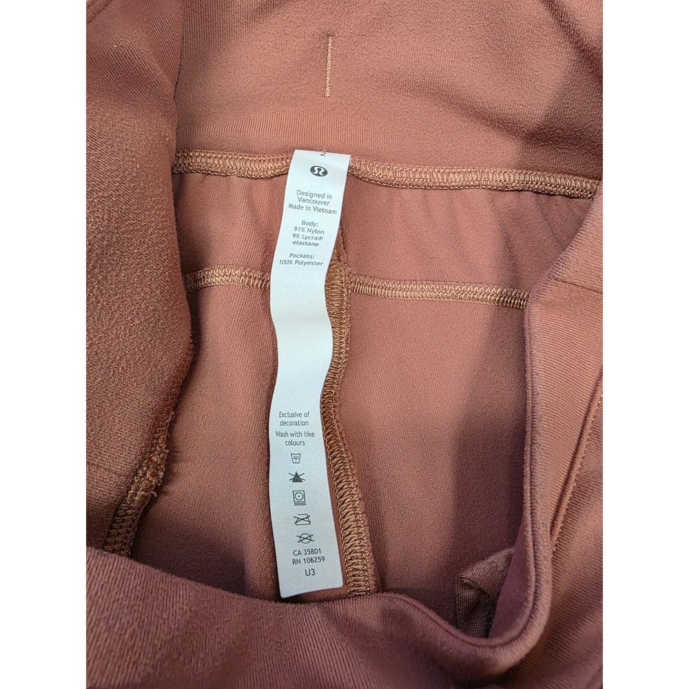 Lululemon On the‎ Fly Jogger 28 Roasted Brown Luxtreme Pants Size 2 - Picture 4 of 9